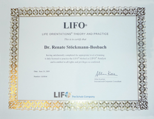 Lifo-Zertifikat